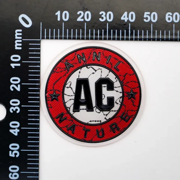 Round TPU Label For Hat with “AC” and Star Design - 이미지 5