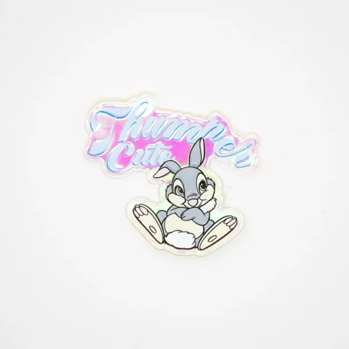 Patch de TPU de coelho fofo para chapéu – Design “Thumpets Cute”