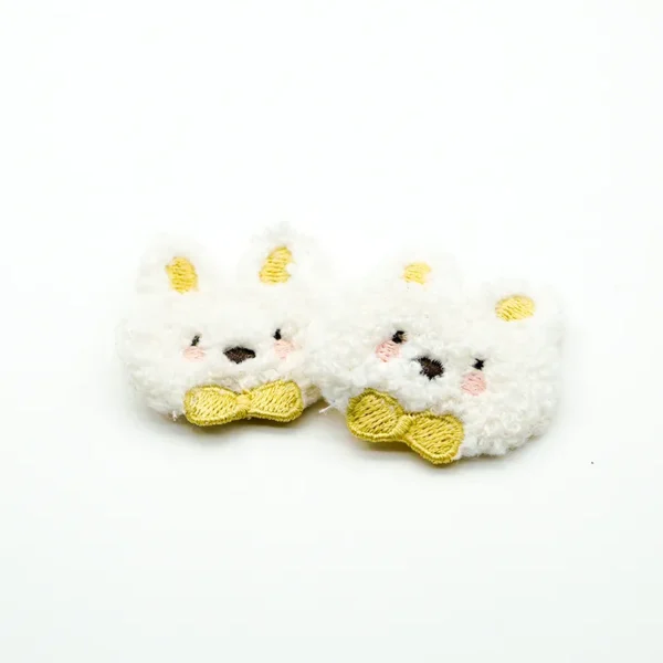Where To Buy Chenille Patches - Cute Chenille Bunny Patch – Image 3