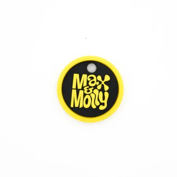 Rubber Crest Patch with 3D Yellow Lettering