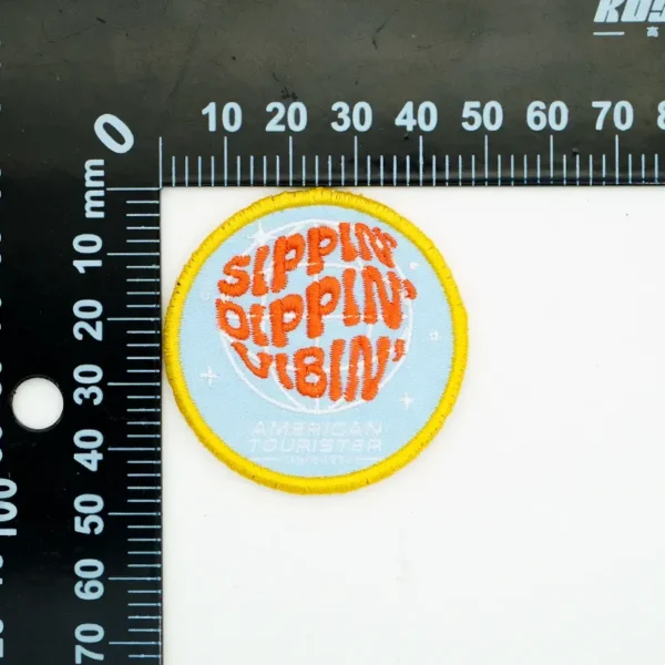 Velcro for Patch – Round Embroidered Backpack Patch - immagine 5