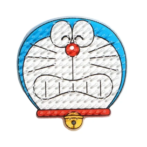 Bàn chải đánh răng theo chủ đề Doraemon với họa tiết chấm silicone - 1 Miếng dán chấm silicone hình bàn chải đánh răng - Hình hoạt hình dễ thương dành cho trang trí quần áo và túi xách trẻ em